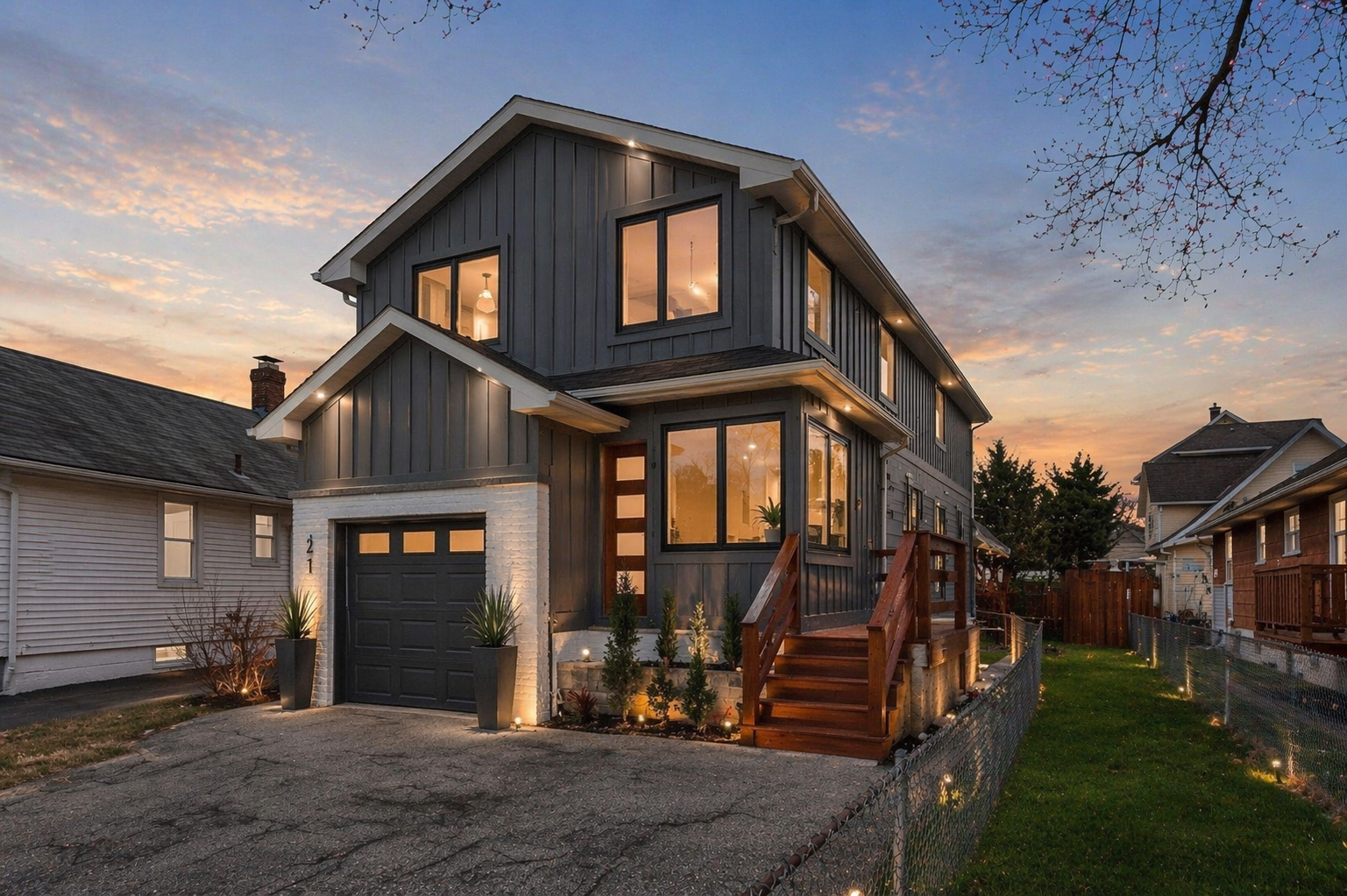 Concept rendering of 21 South Brett Street with a second-floor exterior transformation