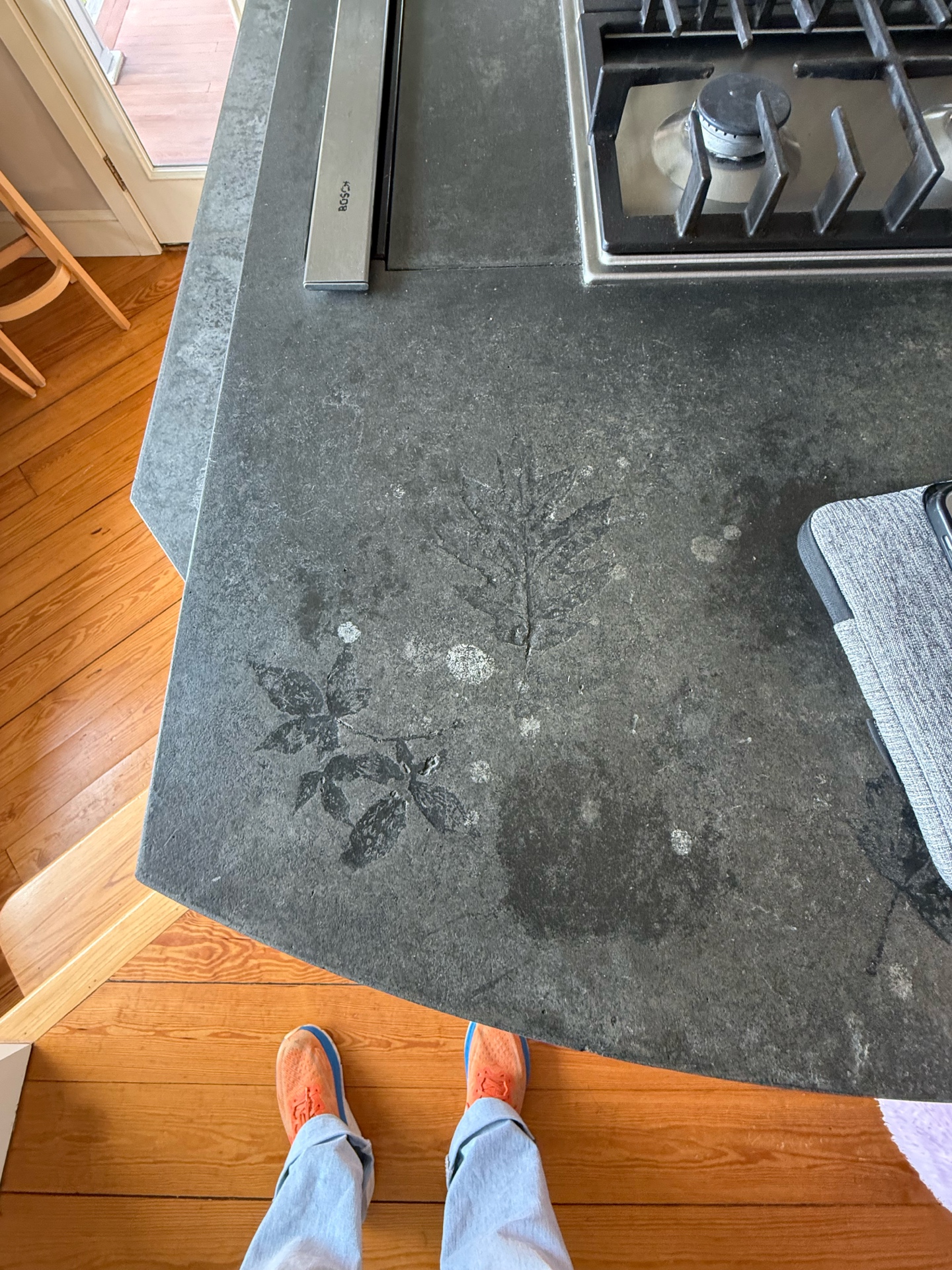 Countertop material detail