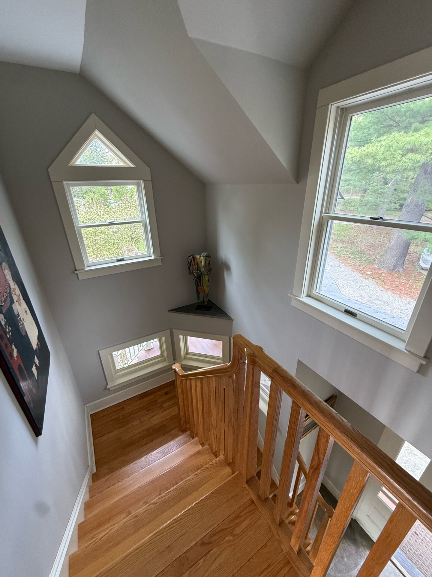 Stair hall and vertical light